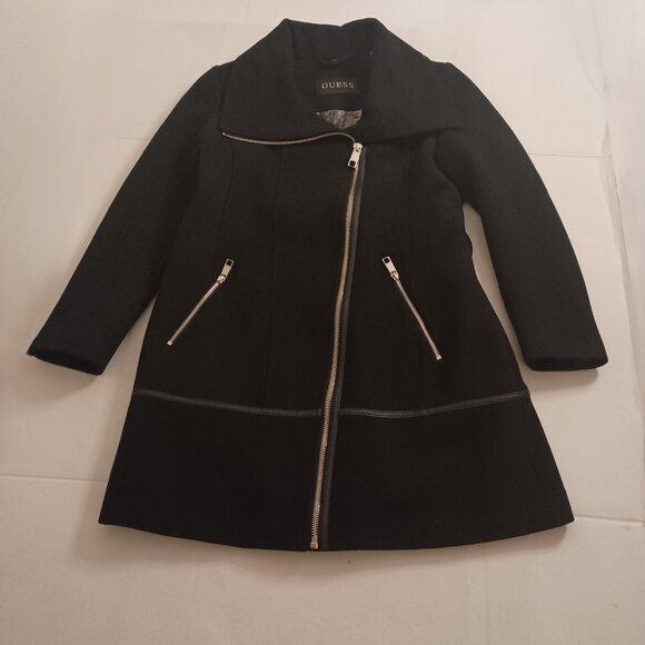 Guess Asymmetrical Wool Blend Baddie Whimsigoth Coat L – Large - Picture 16 of 16